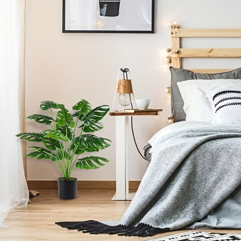 1pc Large Artificial Floor Plants for Home and Office Decor - Indoor Tall Faux Plants with No Flower Pots Required