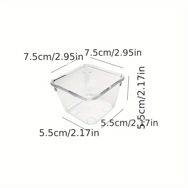 7/11/18pcs Clear Plastic Drawer Organizers Set, 4-Size Versatile Bathroom And Vanity Drawer Organizer Trays, Storage Bins For Makeup, Bedroom, Kitchen Gadgets Utensils And Office