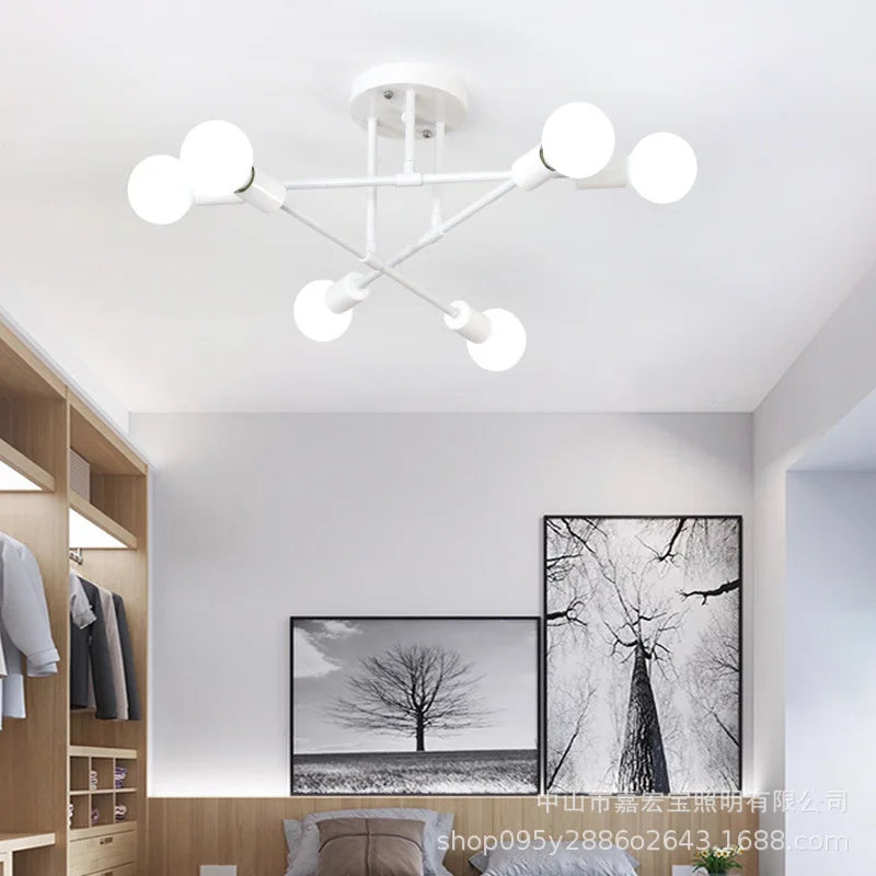 Modern Creative Ceiling Lamps Lighting Warm and Romantic Golden Bedroom Modern Minimalist Personality Living Room Dining Room