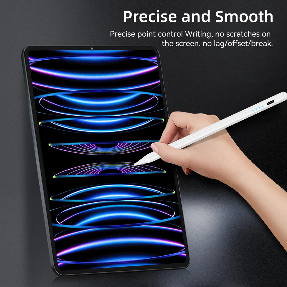 For iPad Pencil with Palm Rejection Tilt,for Apple Pencil 2 1 Stylus Pen iPad Pro 11 12.9 Air 4/5 7/8/9/10th mini 5 6 2018-2022