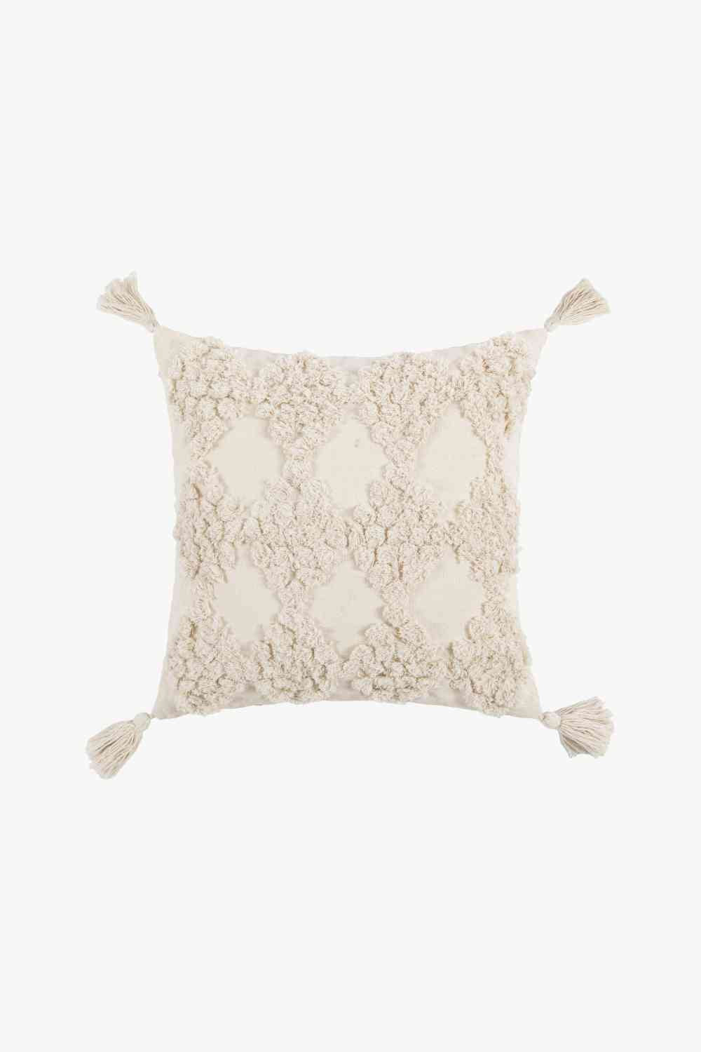 Fringe Decorative Throw Pillow Case