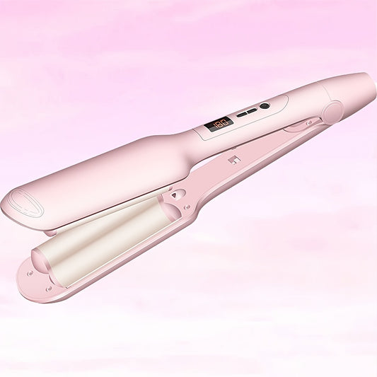 Ceramic Tourmaline Hair Curling Wand with LCD Temperature Display - Anion Technology, 248°F-392°F, 60 Minute Auto Shut-Off, 17 Temperature Settings for Salon-Quality Curls